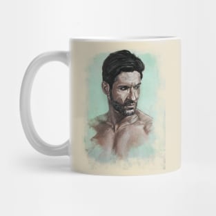 Lucifer Tom Ellis Portrait Mug